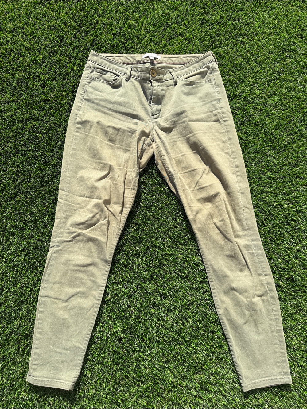 Banana Republic Olive Green Skinny Pants